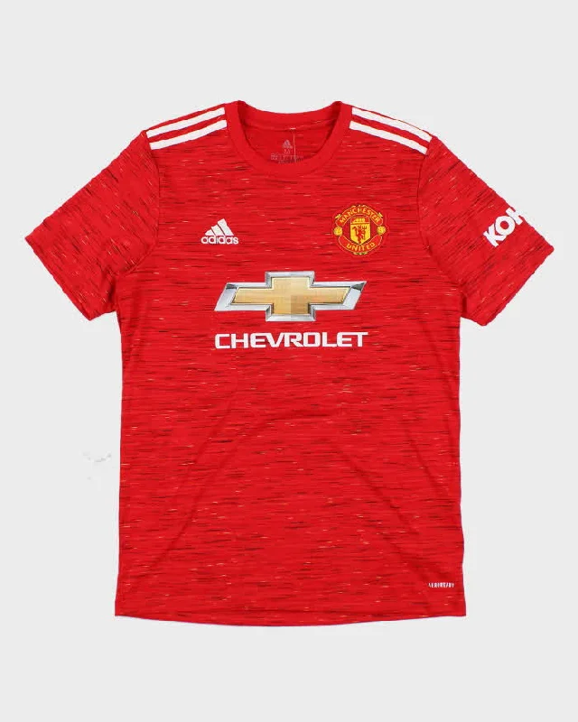 Manchester United 2020 - 21 Football Home Shirt - M Boxy Fit Fitted Loose