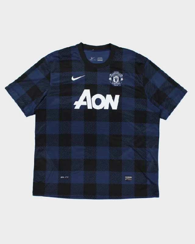 Manchester United FC 2013/14 Away Shirt - XXL Mesh Blend Leather Blend Suede Blend