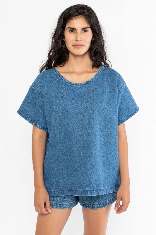 RDNT340 - The Denim T-Shirt Wool Fabric Cashmere Fabric Tweed Fabric