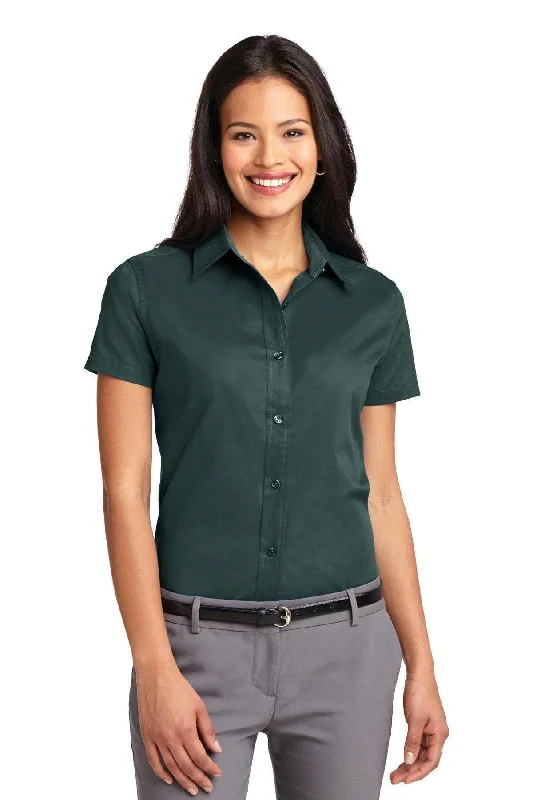 Port Authority Ladies Short Sleeve Easy Care  Shirt.  L508 Fashionable Trendy Casual