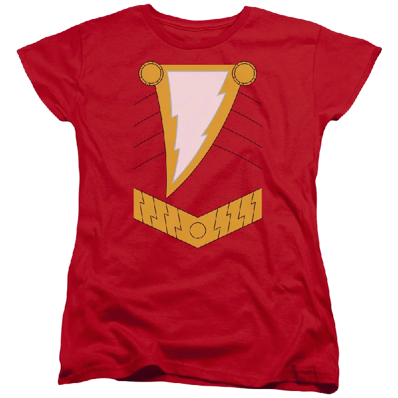 Shazam Shazam - Women's T-Shirt Collared Crew Neck Turtle Neck