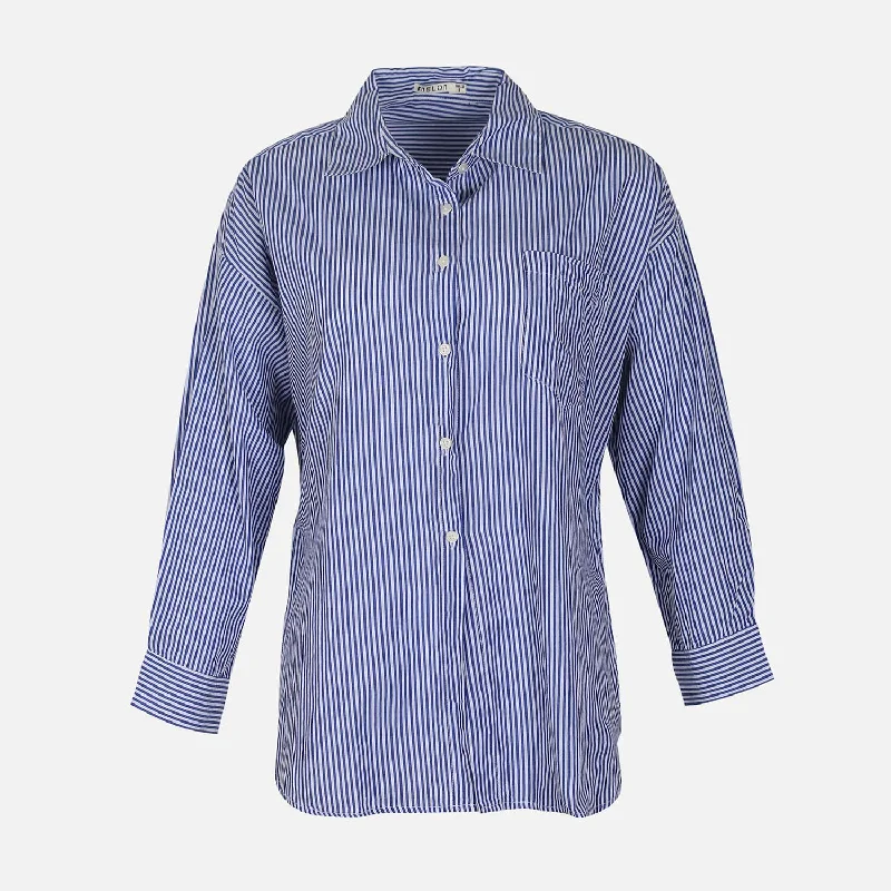 WOMEN SHIRT Terry Blend Velvet Blend Canvas Blend