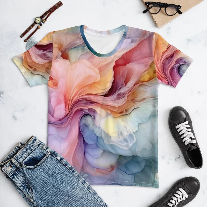 Women's T-shirt "Fusion 3" Graphic Embroidered Appliqued