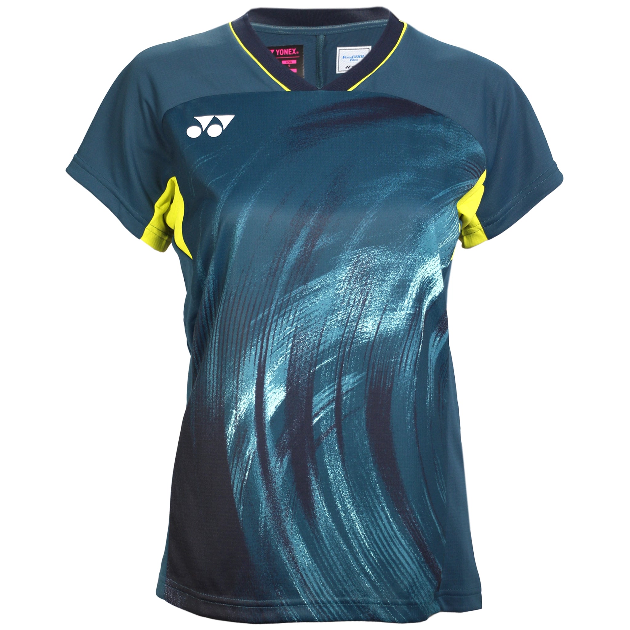 Yonex Women's Crew Neck Shirt 20769 Night Sky Front Pockets Side Pockets Patch Pockets