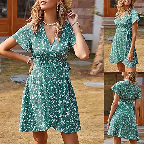 Women Dresses Promotion Sale Ladies's Strapless Casual Dress Summer Backless Print Maxi Dress for Beach Party Eleagant Dress UK Size S-3XL Comfortable Casual Maxi Dress