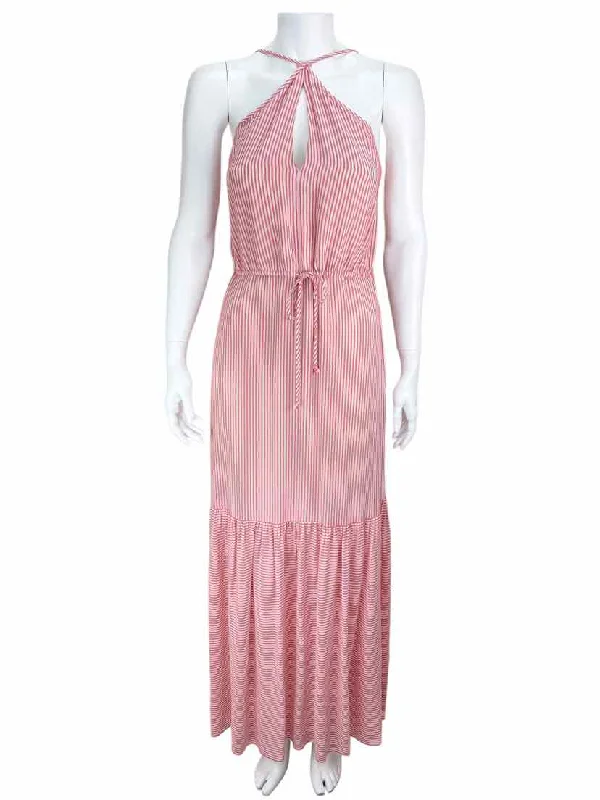 BCBG MAXAZRIA, Women's Analeigh Striped Maxi Dress, Lipstick Red/White, Size XS Classic A-Line Maxi Dress BCBG MAXAZRIA, Women's Analeigh Striped Maxi Dress, Lipstick Red/White, Size XS Classic A-Line Maxi Dress