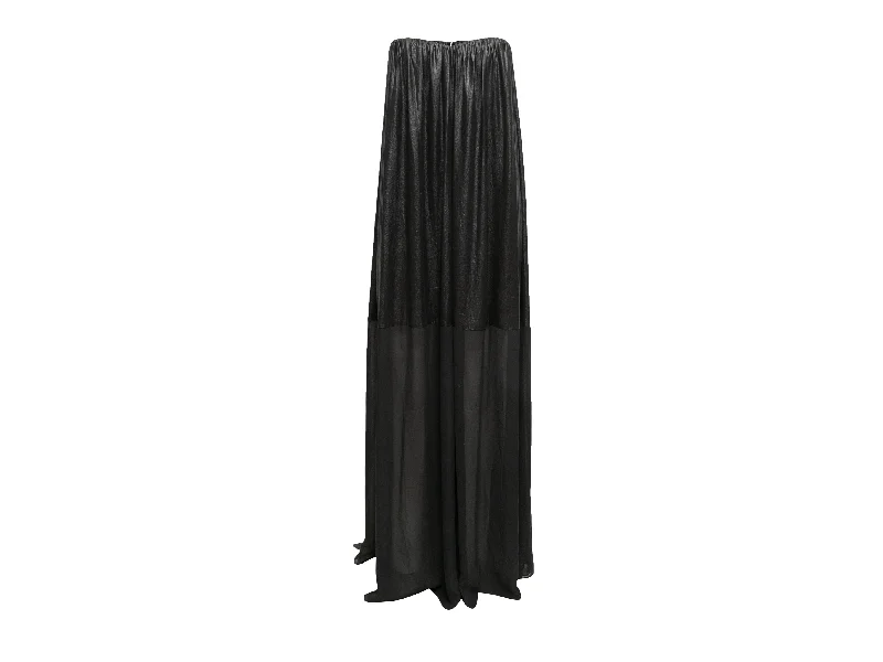 Black Dolce & Gabbana Strapless Maxi Dress Size US 4 Stylish Pleated A-Line Maxi Dress Black Dolce & Gabbana Strapless Maxi Dress Size US 4 Stylish Pleated A-Line Maxi Dress