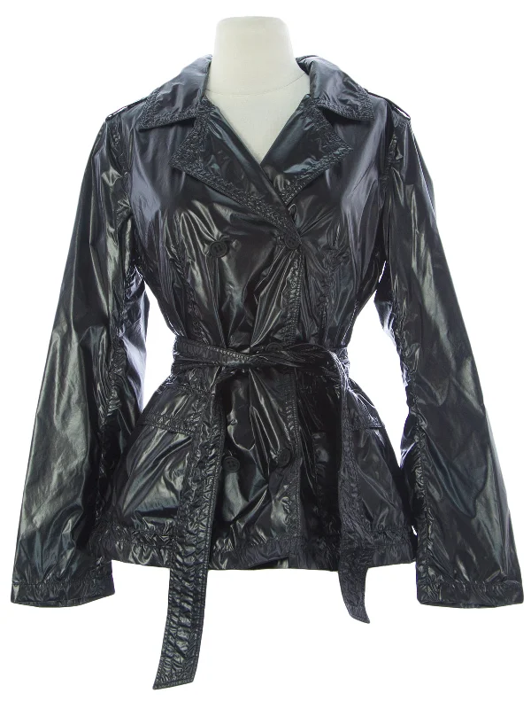 ADD Women's Black Polyamide Button Close Jacket UAW419 $250 NEW Anorak Shell Jacket Lightweight Jacket ADD Women's Black Polyamide Button Close Jacket UAW419 $250 NEW Anorak Shell Jacket Lightweight Jacket