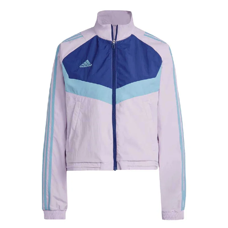 adidas - Women's Tiro Woven Jacket (HZ7294) Ribbed Jacket Pleated Jacket Ruffled Jacket