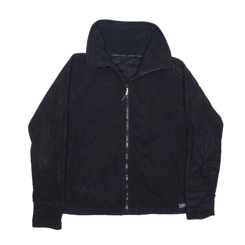 CALVIN KLEIN Performance Fleece Jacket Black Womens L Plaid Jacket Tartan Jacket Houndstooth Jacket CALVIN KLEIN Performance Fleece Jacket Black Womens L Plaid Jacket Tartan Jacket Houndstooth Jacket