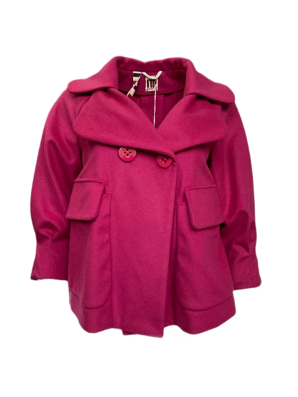 I'M ISOLA MARRAS Women's Fuschia Pink 3/4 Sleeve Jacket 00763 $397 NEW Hoodie Zip-Up Jacket Button-Up Jacket I'M ISOLA MARRAS Women's Fuschia Pink 3/4 Sleeve Jacket 00763 $397 NEW Hoodie Zip-Up Jacket Button-Up Jacket