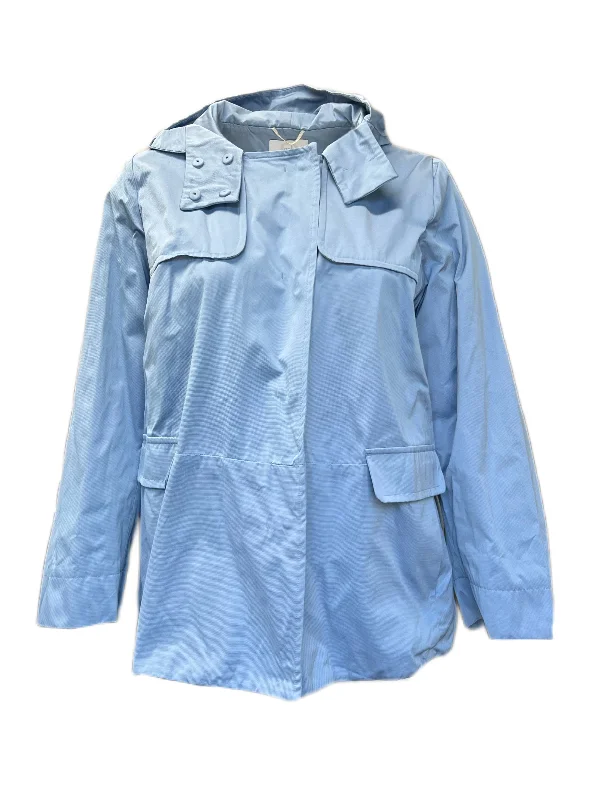Marina Rinaldi Women's Blue Livinston Hooded Jacket Size 22W/31 NWT Anorak Shell Jacket Lightweight Jacket Marina Rinaldi Women's Blue Livinston Hooded Jacket Size 22W/31 NWT Anorak Shell Jacket Lightweight Jacket