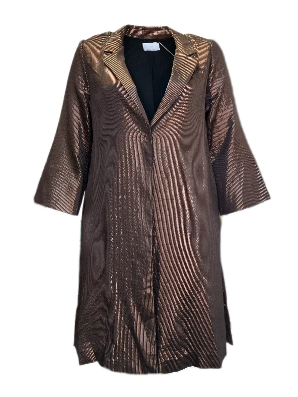 Marina Rinaldi Women's Brown Timone Button Closure Jacket NWT Print Jacket Jacquard Jacket Patchwork Jacket Marina Rinaldi Women's Brown Timone Button Closure Jacket NWT Print Jacket Jacquard Jacket Patchwork Jacket