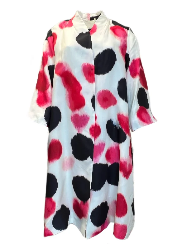 Marina Rinaldi Women's Multicolored Tiara Duster Jacket NWT Anorak Shell Jacket Lightweight Jacket Marina Rinaldi Women's Multicolored Tiara Duster Jacket NWT Anorak Shell Jacket Lightweight Jacket