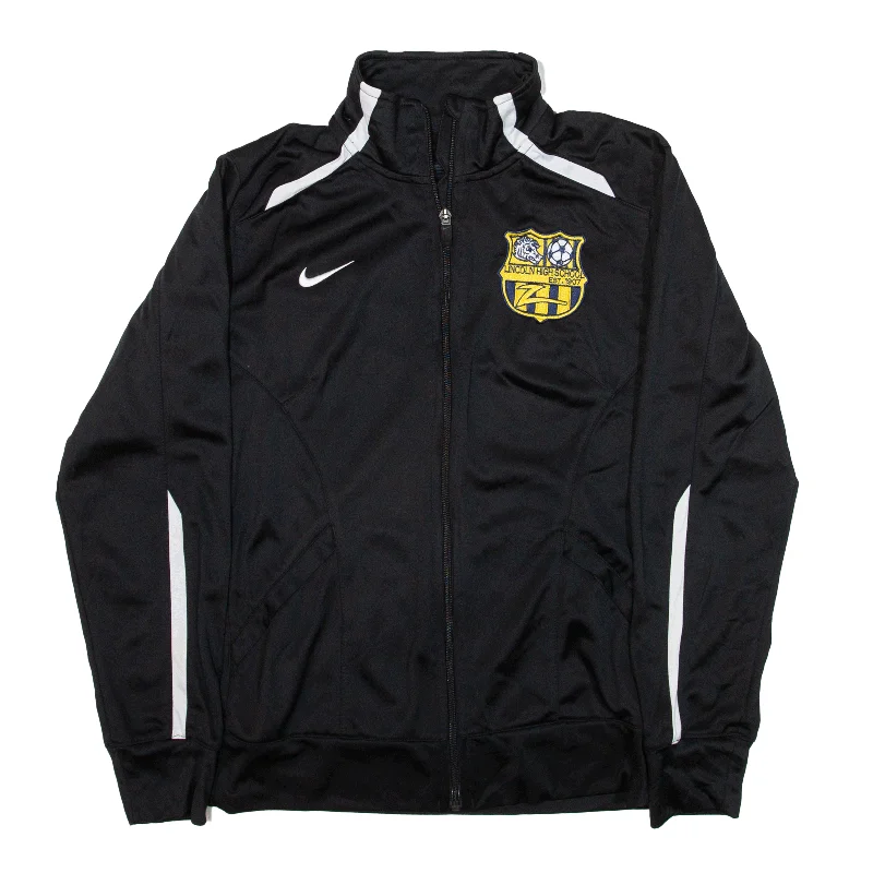 NIKE Lincoln High School Track USA Jacket Black Womens S Satin Fabric Silk Fabric Chiffon Fabric NIKE Lincoln High School Track USA Jacket Black Womens S Satin Fabric Silk Fabric Chiffon Fabric