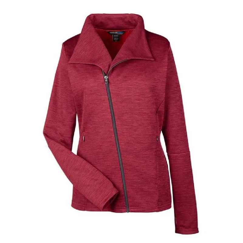 North End - Women's Melange Fleece Jacket (NE704W 665) Zippered Jacket Buttoned Jacket Snapped Jacket North End - Women's Melange Fleece Jacket (NE704W 665) Zippered Jacket Buttoned Jacket Snapped Jacket