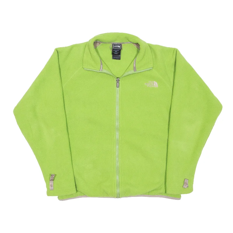 THE NORTH FACE Fleece Jacket Green Womens S Toggled Jacket Drawstring Jacket Belted Jacket THE NORTH FACE Fleece Jacket Green Womens S Toggled Jacket Drawstring Jacket Belted Jacket