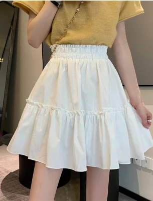 Summer Women Print High Waist Short Skirt White black vintage Pleated Mini Skirts silk skirt lustrous Summer Women Print High Waist Short Skirt White black vintage Pleated Mini Skirts silk skirt lustrous