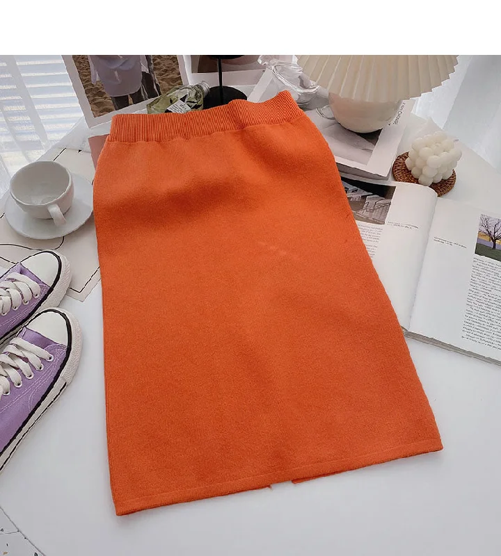 Fashion temperament solid color high waist split A-line skirt 5759 velvet skirt glossy Fashion temperament solid color high waist split A-line skirt 5759 velvet skirt glossy