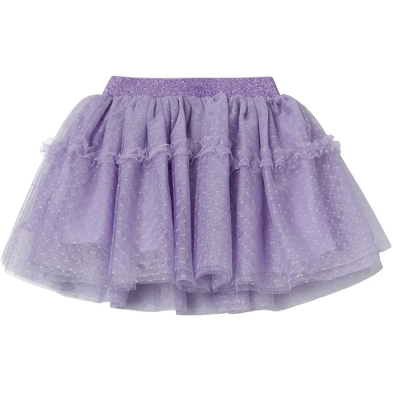 Name it Heirloom Lilac Dalka Tyl Skirt cashmere skirt soft