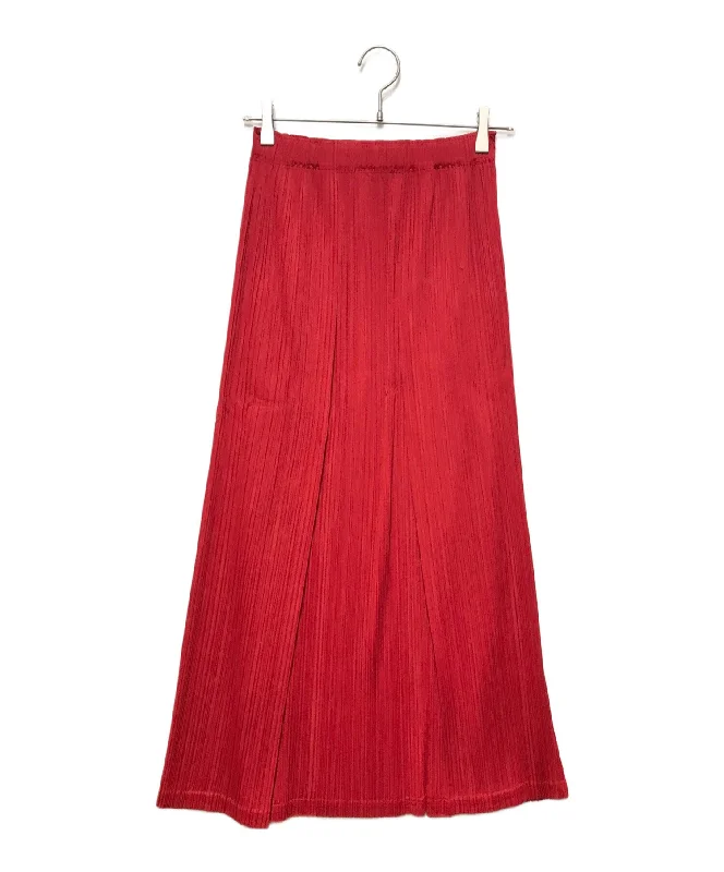 [Pre-owned] PLEATS PLEASE pleated flare skirt PP03-JG225 silk skirt lustrous