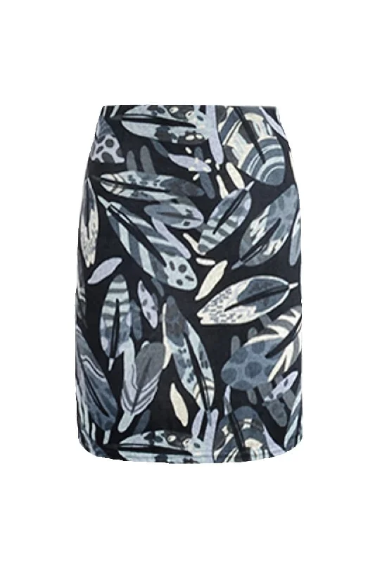 Short Pencil Skirt Prints silk skirt elegant